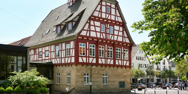 Das Rathaus in Echterdingen