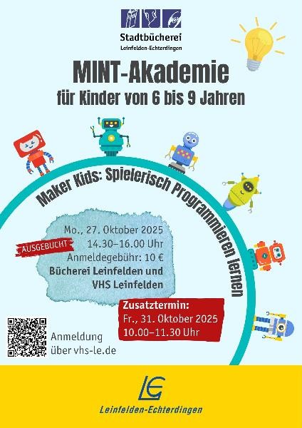 Plakat MINT-Akademie
