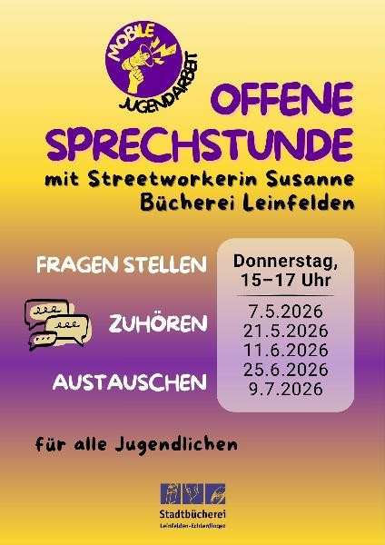 Plakat Offene Sprechstunde