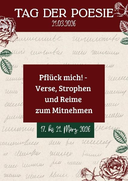 Plakat "Pflück mich"