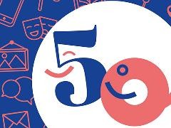 Logo 50 Jahre Städtepartnerschaft