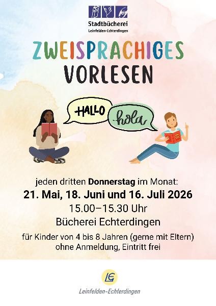 Plakat Zweisprachiges Vorlesen