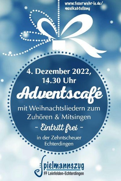 Adventscafe mit dem Spielmannszug