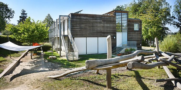 Kinder- und Familienzentrum Schönbuch Außenaufnahme eines Kindergartens