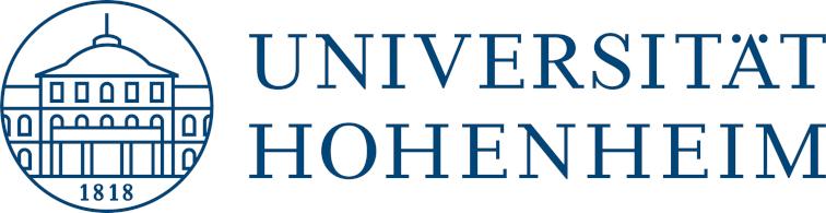Das Logo der Universität Hohenheim Das Logo der Universität Hohenheim