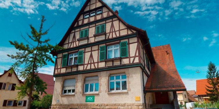 Das AOK-Gebäude in Echterdingen