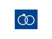 Grafisches Icon mit zwei Ringen