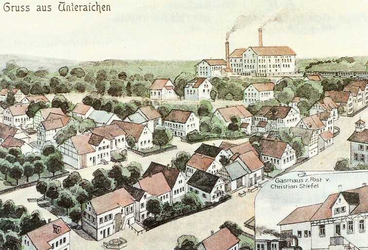 Postkarte aus Unteraichen von 1910