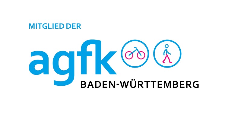 Logo der Arbeitsgemeinschaft Fahrrad- und Fußgängerfreundlicher Kommunen in Baden-Württemberg e. V.