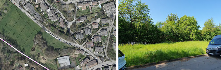 Luftbild und Grundstücksfoto