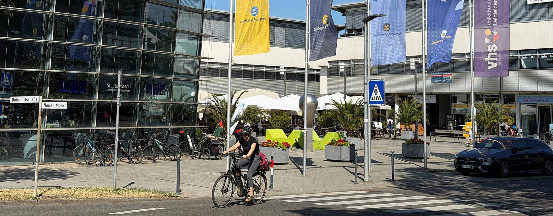 Rathaus Leinfelden am Neuen Markt