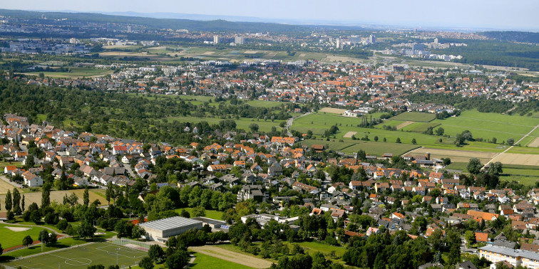 Luftbild von Leinfelden-Echterdingen
