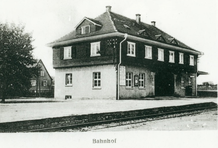Das Bahnhofsgebäude von 1920