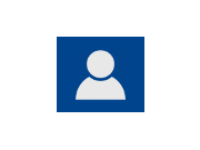 Icon Stadtverwaltung Grafisches Icon mit Person